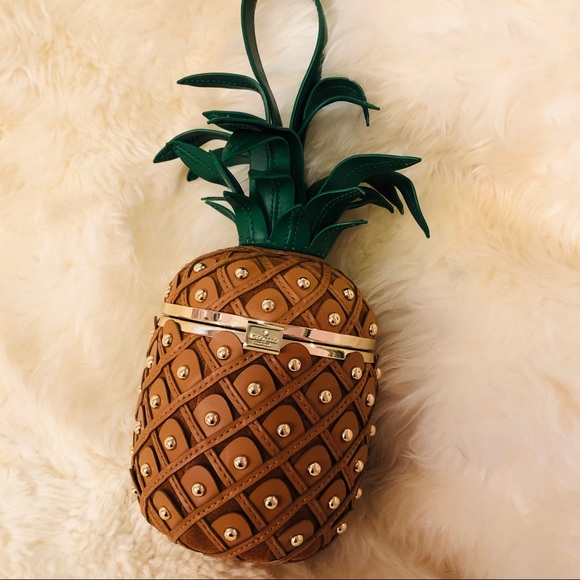 kate spade Handbags - NWT Kate Spade By the Pool 3D Pineapple Purse